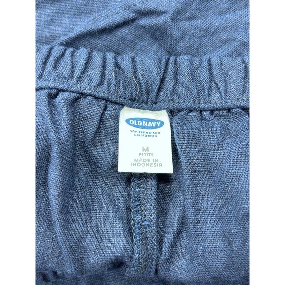 Old Navy Womens Blue Off-Shoulder Ruffle Top M Petite - Picture 4 of 8